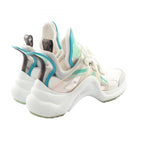 Louis Vuitton Sneakers LV Line White Leather 36 Multicolor — view 2