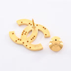 Chanel Brooch 24k CC Logo — view 2