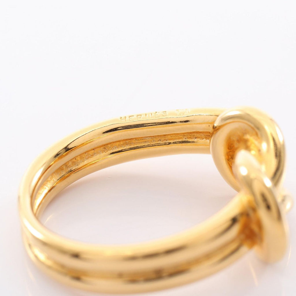 Hermes Scarf Ring Gold — view 6