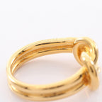 Hermes Scarf Ring Gold — view 6