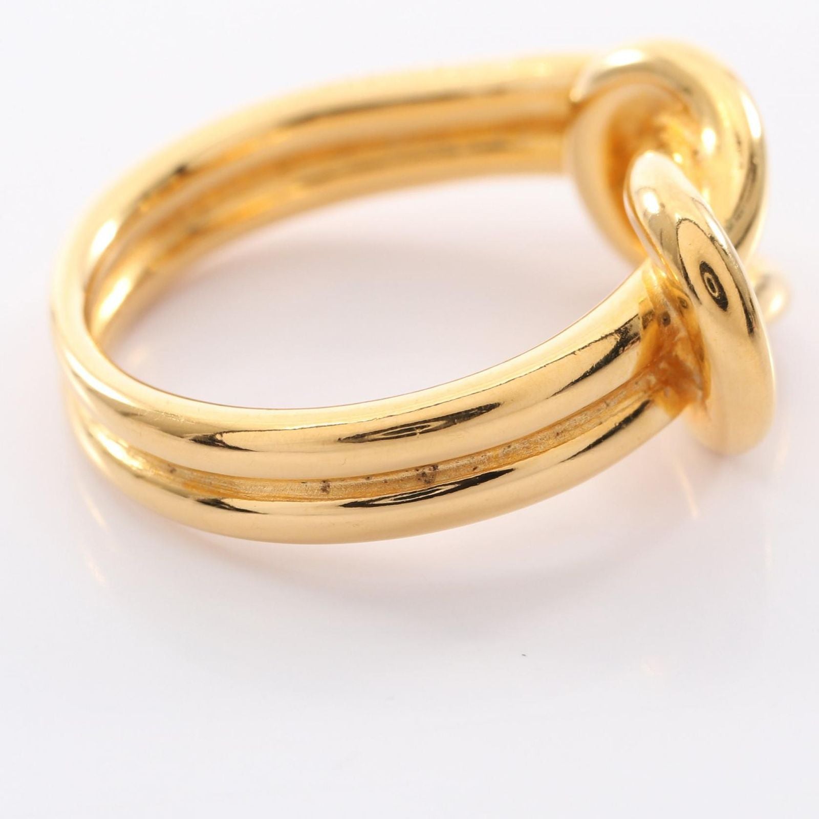 Hermes Scarf Ring Gold — view 7