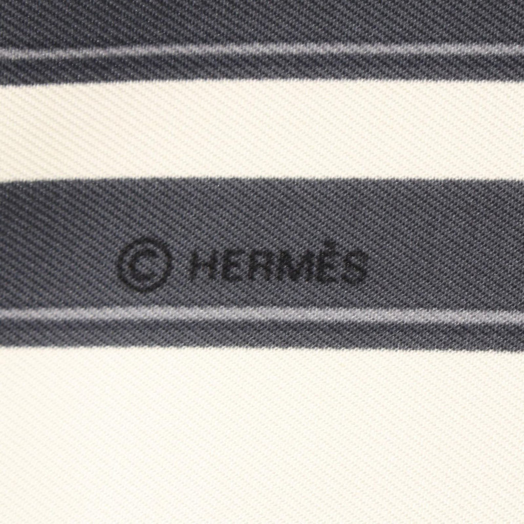 Hermes Scarf Carre 90 Brides de Gala Blue Silk — view 2