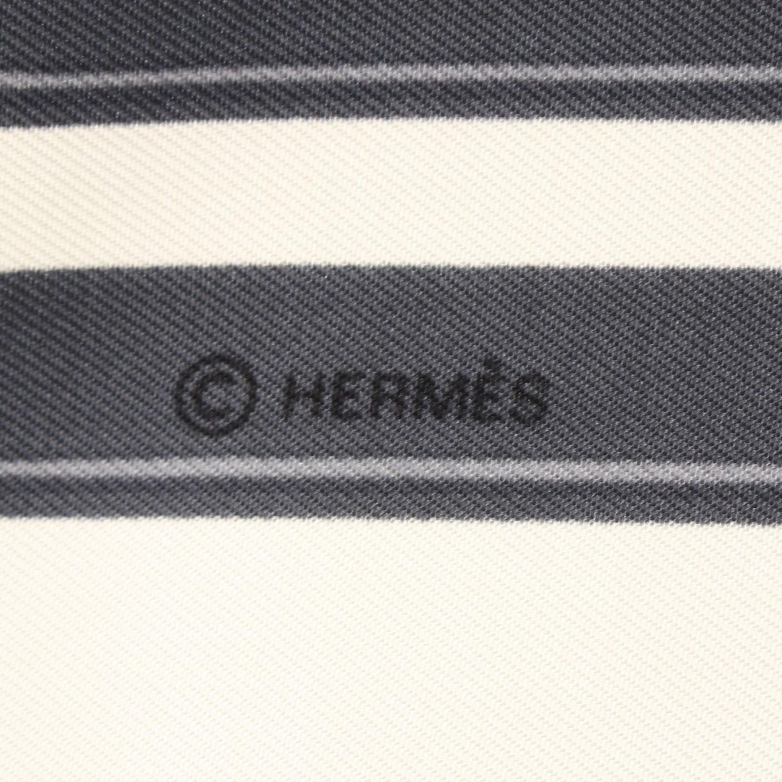 Hermes Scarf Carre 90 Brides de Gala Blue Silk — view 2