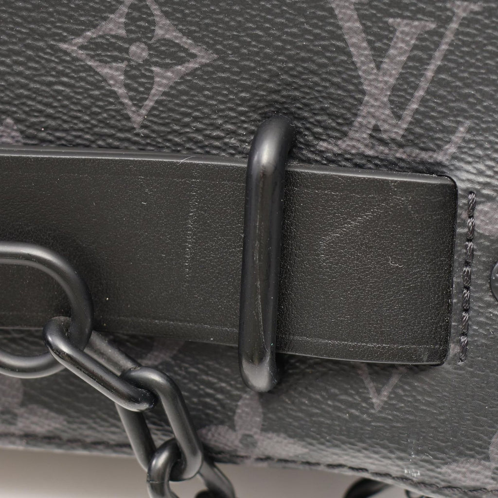 Louis Vuitton Shoulder Bag Steamer Messenger Canvas Leather — view 5