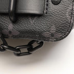 Louis Vuitton Shoulder Bag Steamer Messenger Canvas Leather — view 8