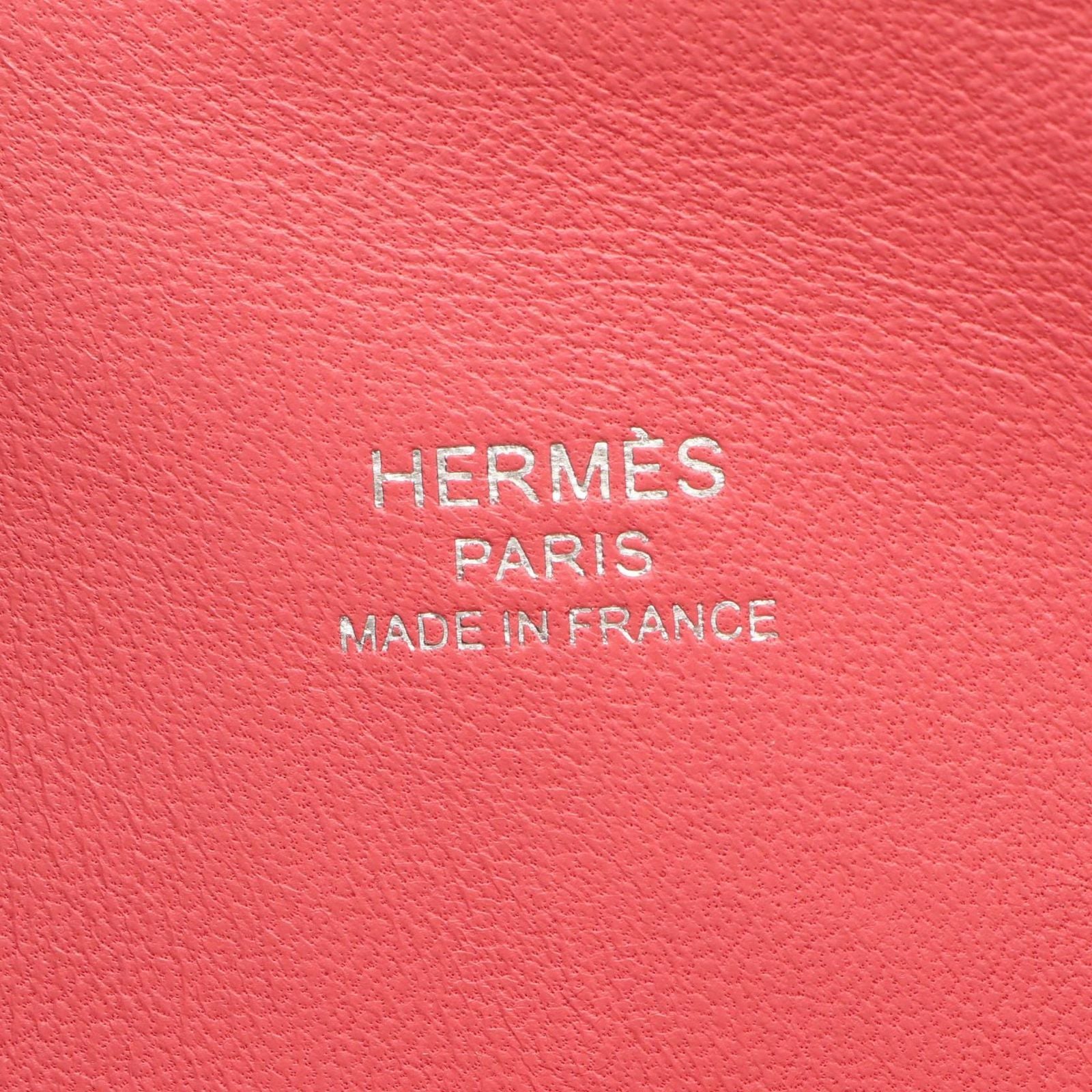 Hermes Handbag Bolide Mini 2-Way Rose Azalea Leather — view 4