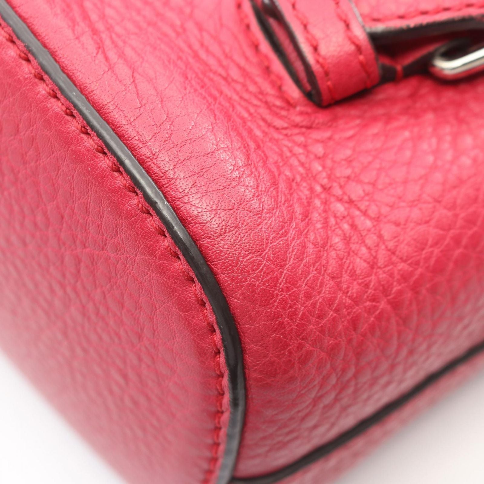 Gucci Backpack Bamboo Pink Leather — view 6