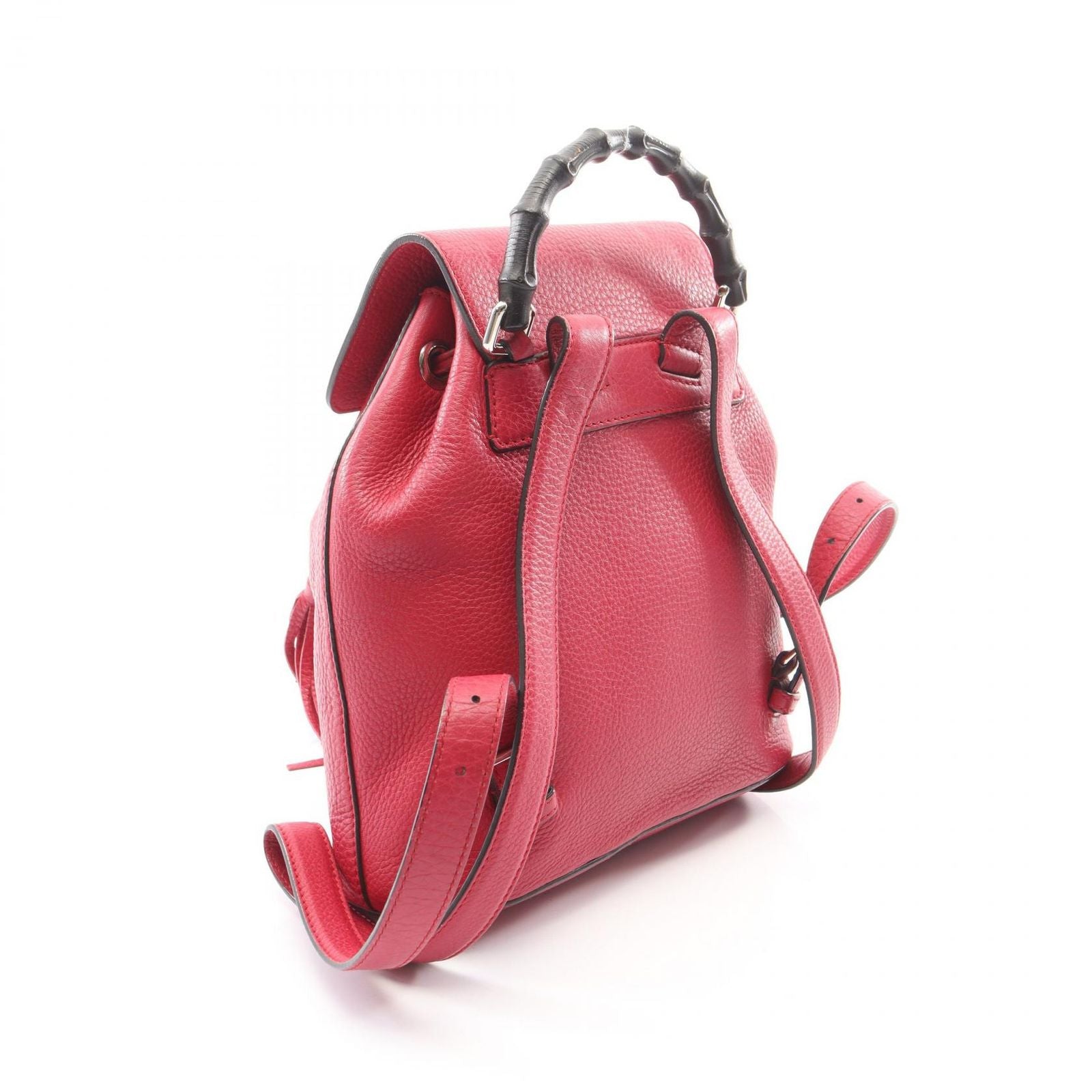 Gucci Backpack Bamboo Pink Leather — view 2