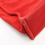 Hermes Tote Sac Deauville MM Red Canvas — view 6