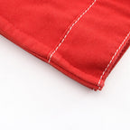 Hermes Tote Sac Deauville MM Red Canvas — view 8