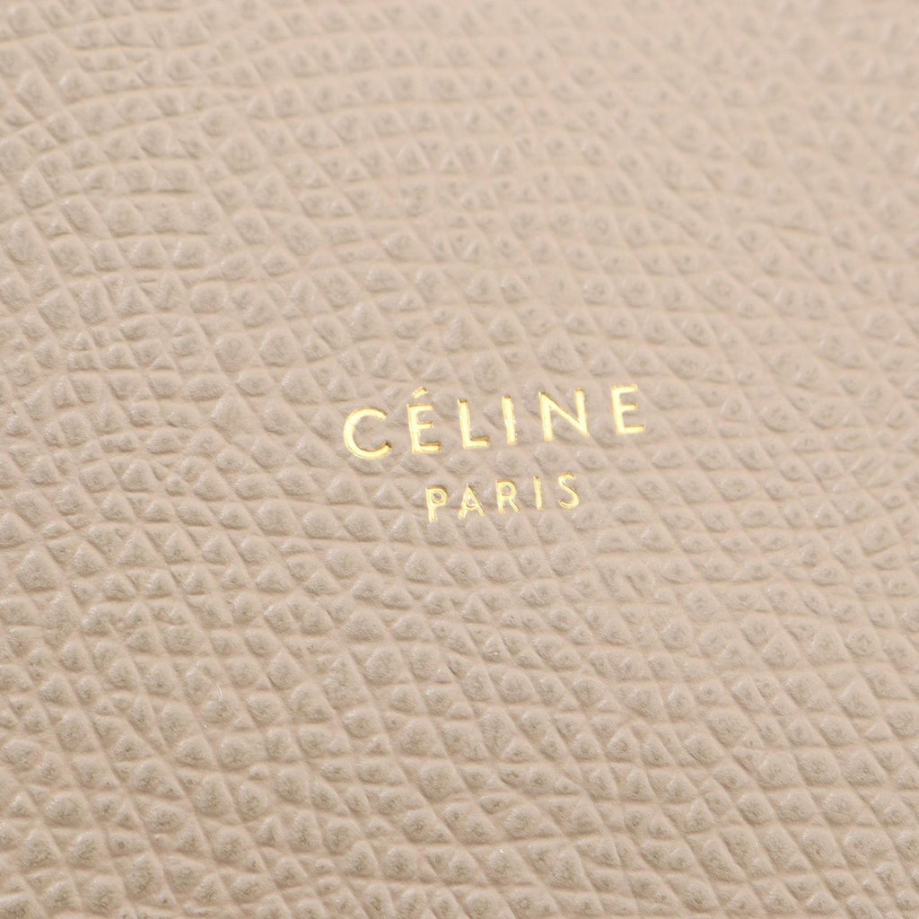 Celine Tote Vertical Small Cover 2-Way Gray Leather Small — view 4