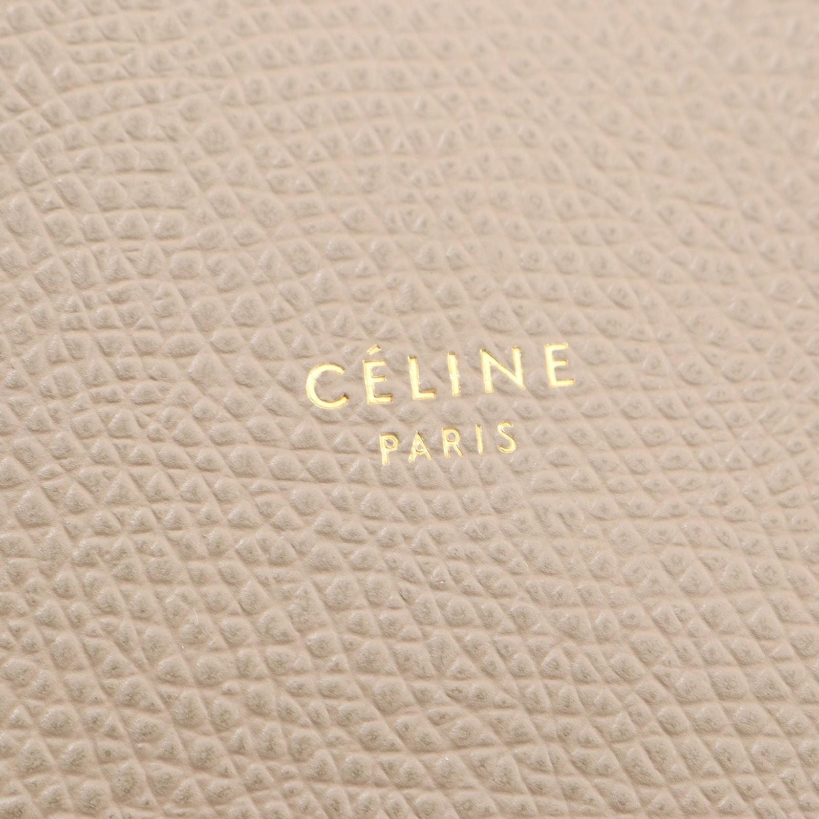 Celine Tote Vertical Small Cover 2-Way Gray Leather Small — view 4