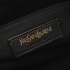 Saint Laurent Handbag Line Cabas Back 2-Way Navy Leather — view 4