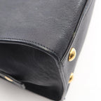 Saint Laurent Handbag Line Cabas Back 2-Way Navy Leather — view 7