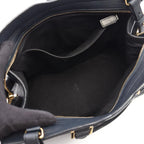 Saint Laurent Handbag Line Cabas Back 2-Way Navy Leather — view 3