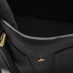 Saint Laurent Handbag Line Cabas Back 2-Way Navy Leather — view 6