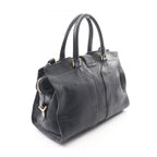 Saint Laurent Handbag Line Cabas Back 2-Way Navy Leather — view 2