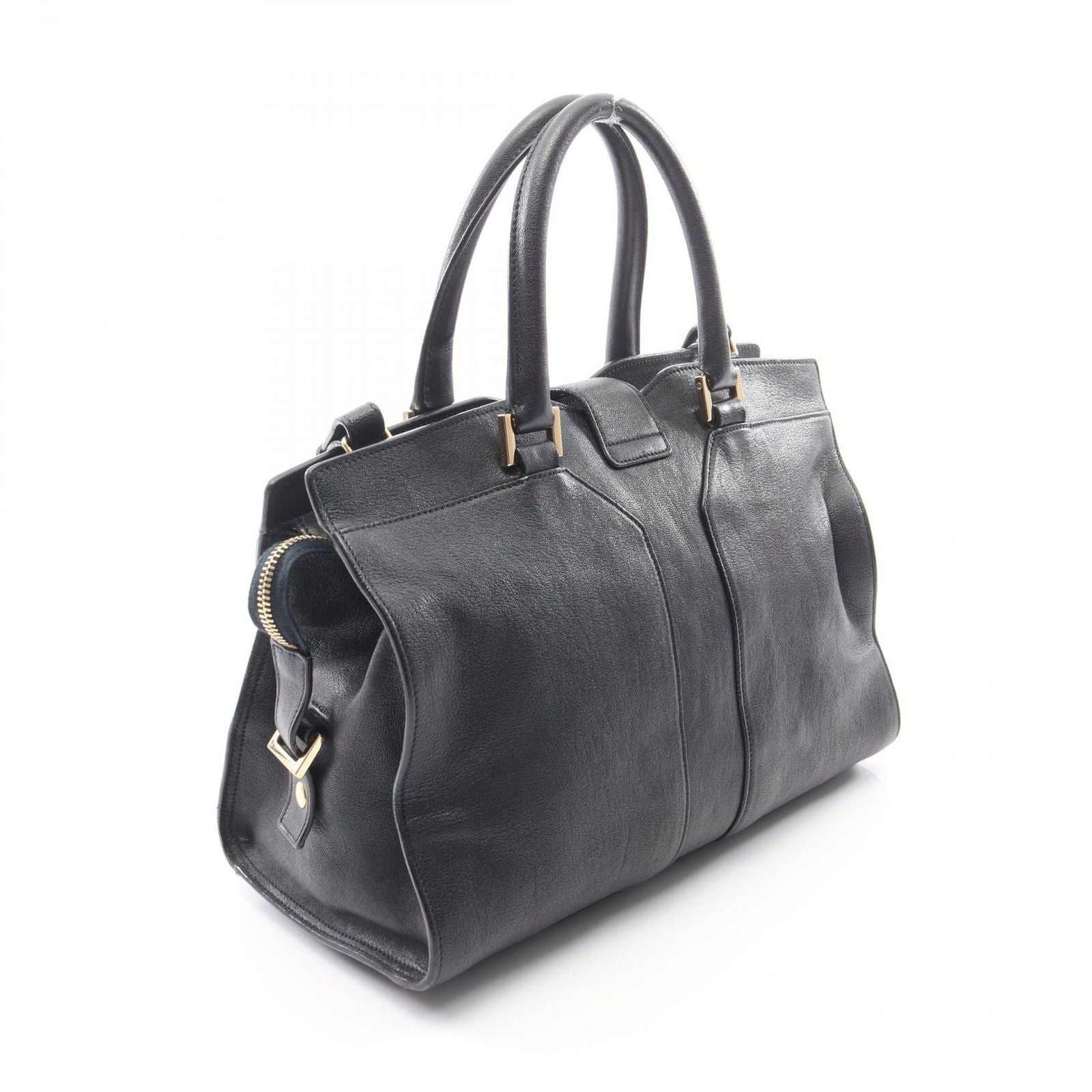 Saint Laurent Handbag Line Cabas Back 2-Way Navy Leather — view 2