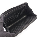 Bottega Veneta Round Wallet Intrecciato Black Leather — view 3