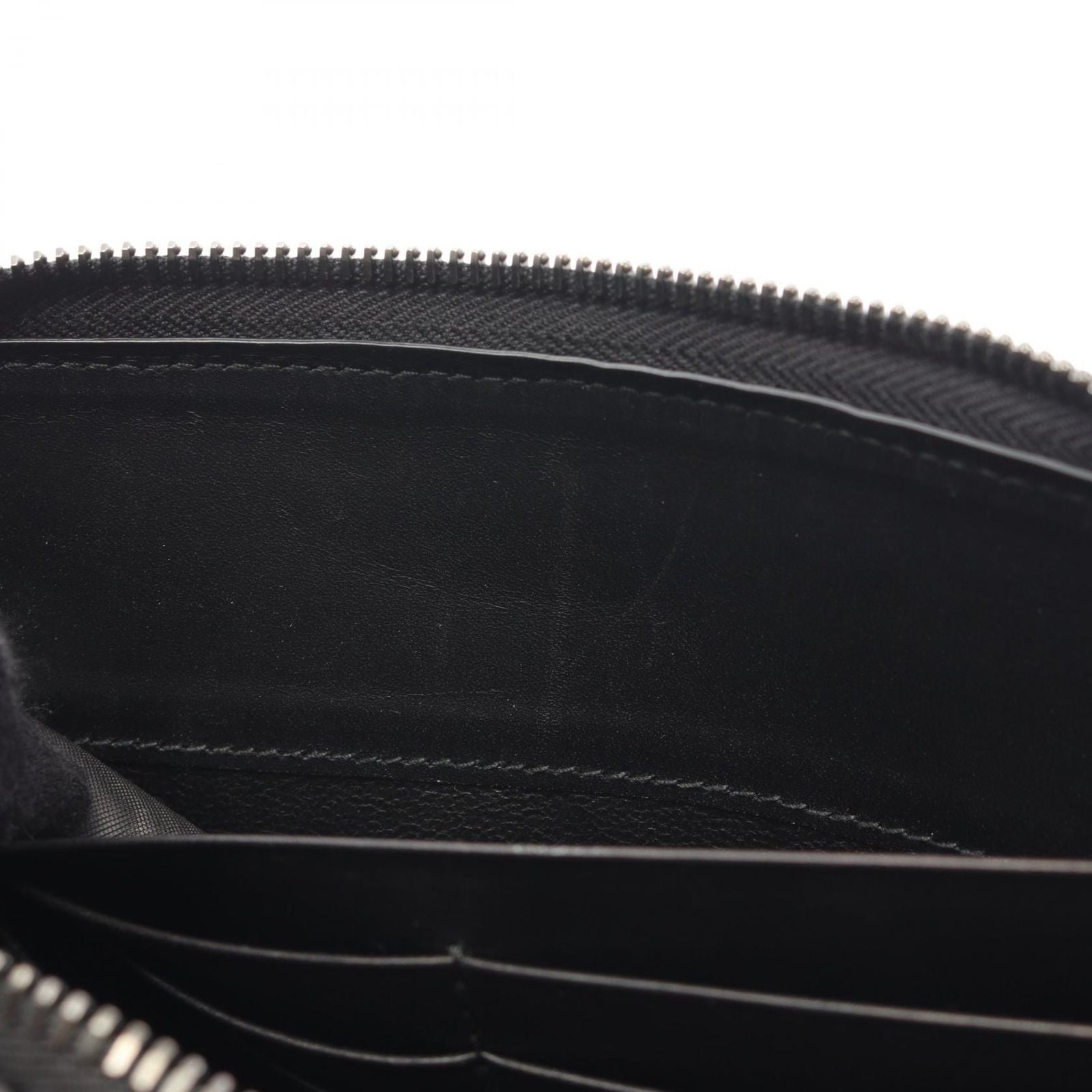 Bottega Veneta Round Wallet Intrecciato Black Leather — view 9