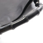 Gucci Handbag Bamboo 2-Way 001 Black Leather Shoulder — view 7