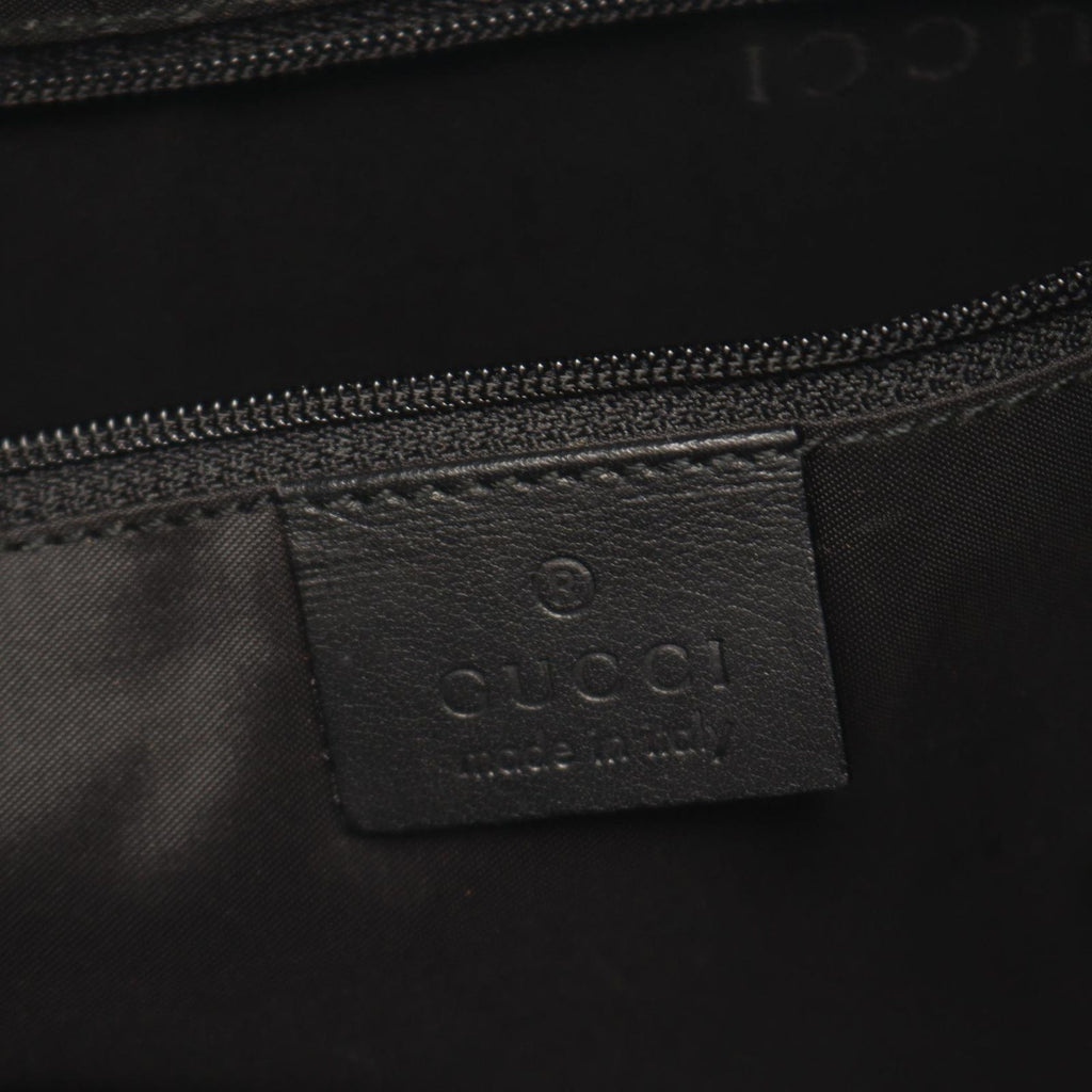 Gucci Handbag Bamboo 2-Way 001 Black Leather Shoulder — view 4