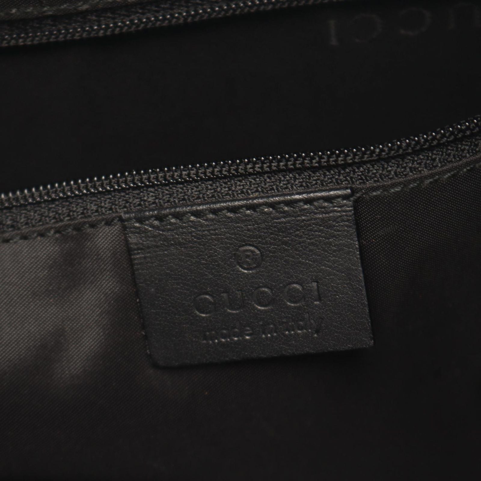 Gucci Handbag Bamboo 2-Way 001 Black Leather Shoulder — view 4
