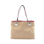Gucci Tote GG Canvas Winered Beige
