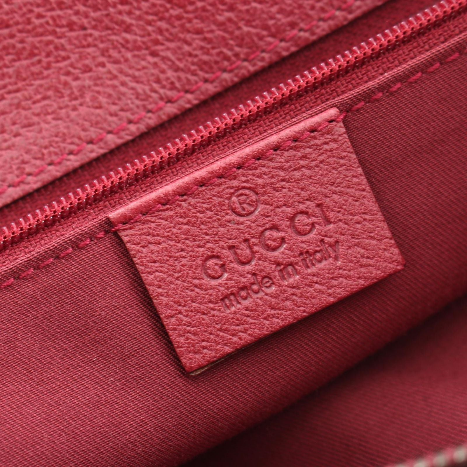 Gucci Tote GG Canvas Winered Beige — view 4
