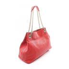 Gucci Shoulder Bag Soho Interlocking Red Leather Chain — view 2