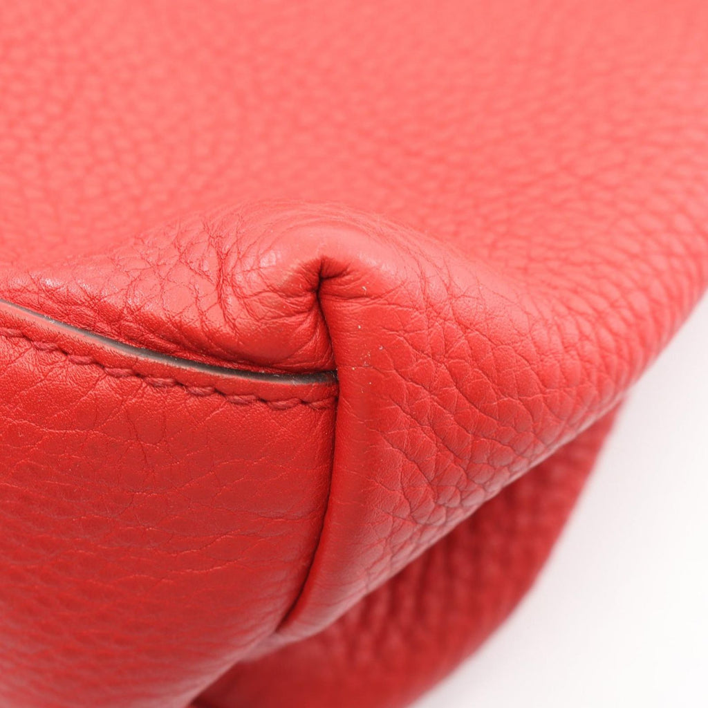 Gucci Shoulder Bag Soho Interlocking Red Leather Chain — view 9