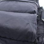 Prada Backpack Triangle Logo Navy Nylon Canvas — view 9