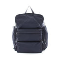 Prada Backpack Triangle Logo Navy Nylon Canvas