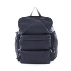Prada Backpack Triangle Logo Navy Nylon Canvas