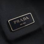 Prada Backpack Triangle Logo Navy Nylon Canvas — view 4