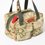 Louis Vuitton Monogram Moflage Denim Jasmine Handbag Khaki Takashi Murakami — view 3