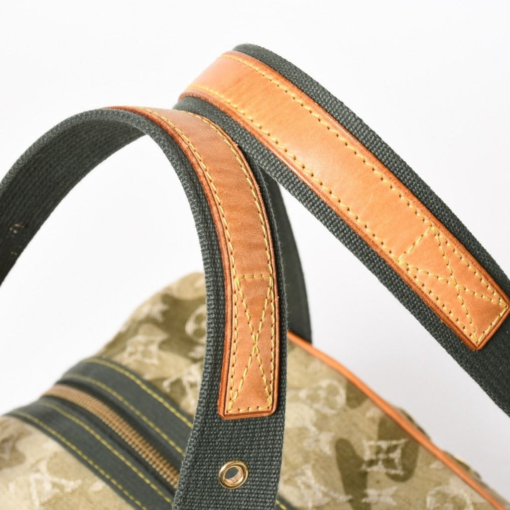 Louis Vuitton Monogram Moflage Denim Jasmine Handbag Khaki Takashi Murakami — view 5