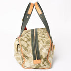 Louis Vuitton Monogram Moflage Denim Jasmine Handbag Khaki Takashi Murakami — view 4