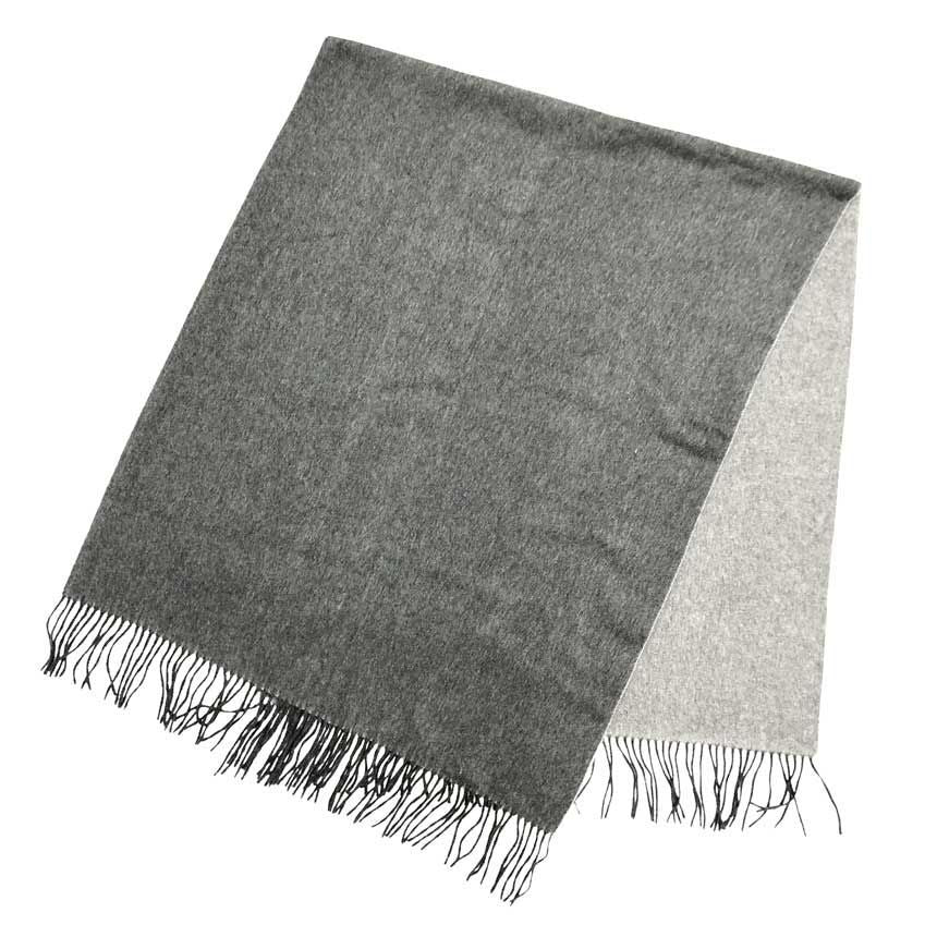 Saint Laurent YSL Shawl Cashmere Large Gray Scarf