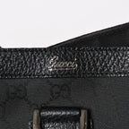 Gucci Tote Bag Black GG Nylon Silver — view 5