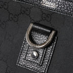 Gucci Tote Bag Black GG Nylon Silver — view 6
