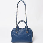 Chanel Deauville Line Chain Shoulder Bag CC Logo Caviar Leather Blue — view 2