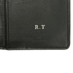 Louis Vuitton Wallet Damier Infini Portefeuille Brazza Onyx Initial Leather — view 4