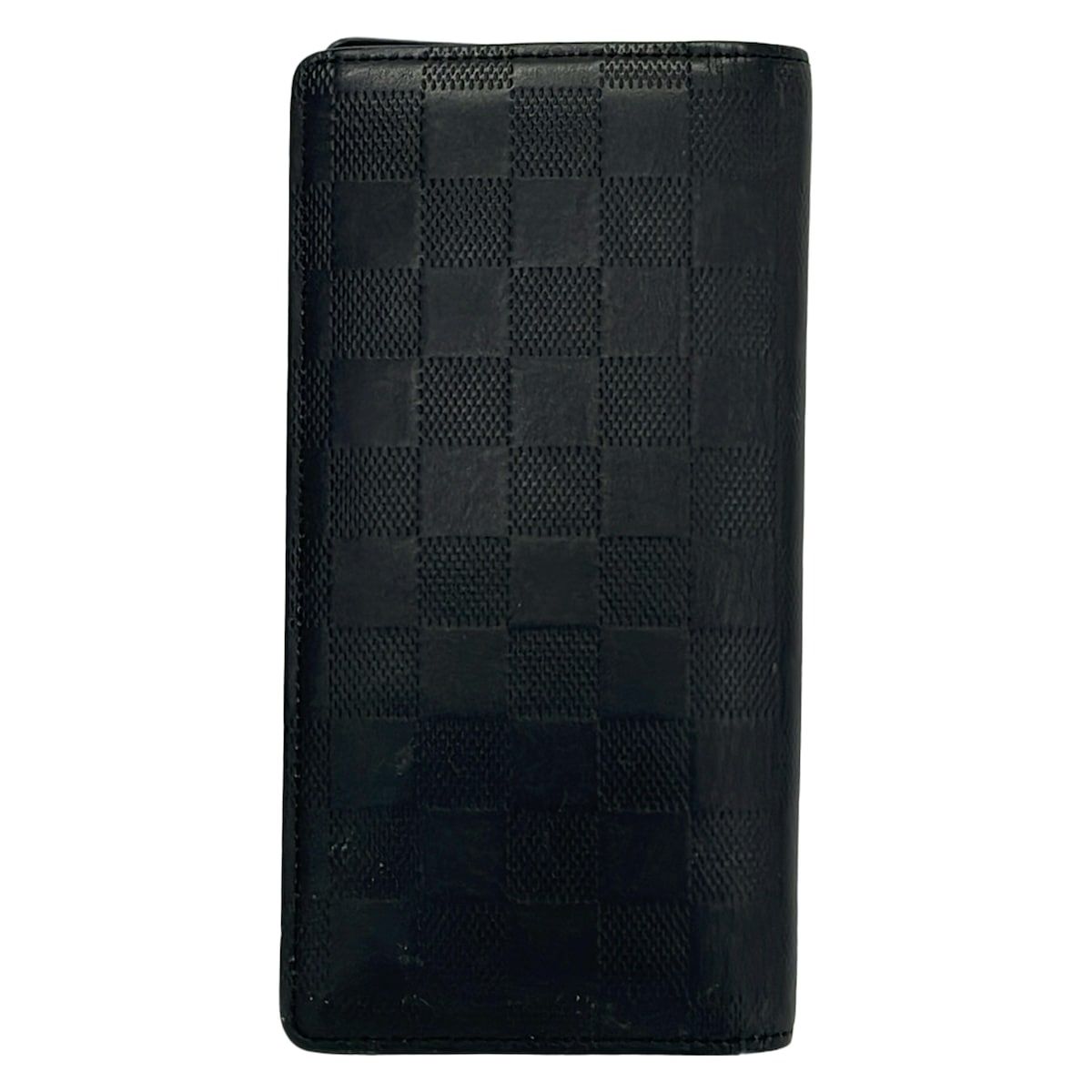 Louis Vuitton Wallet Damier Infini Portefeuille Brazza Onyx Initial Leather — view 2