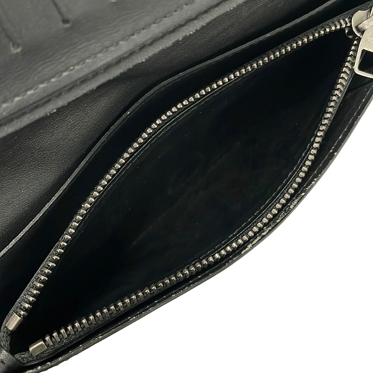 Louis Vuitton Wallet Damier Infini Portefeuille Brazza Onyx Initial Leather — view 5