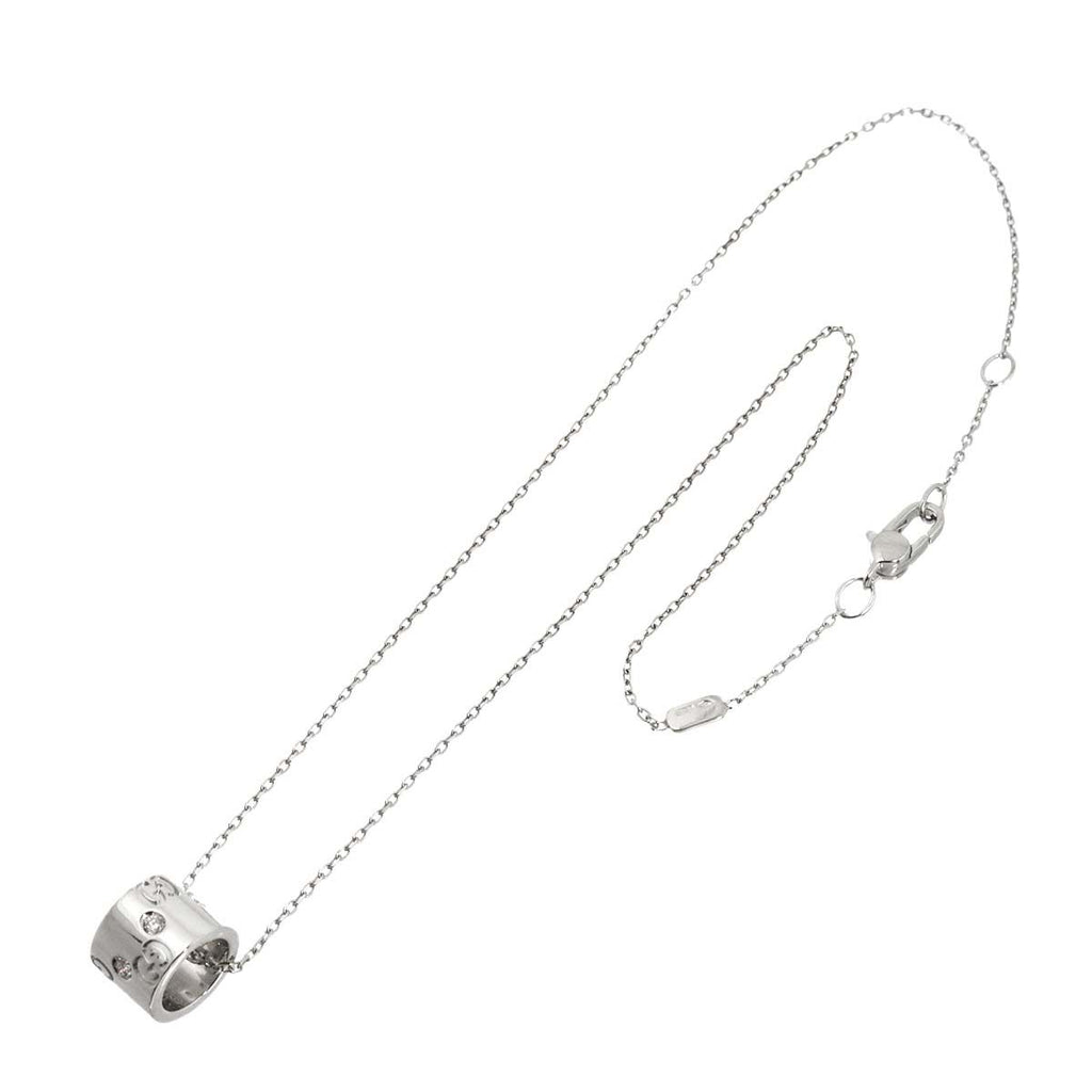 Gucci Icon Diamond Necklace 40 cm 18k WG White Gold — view 2