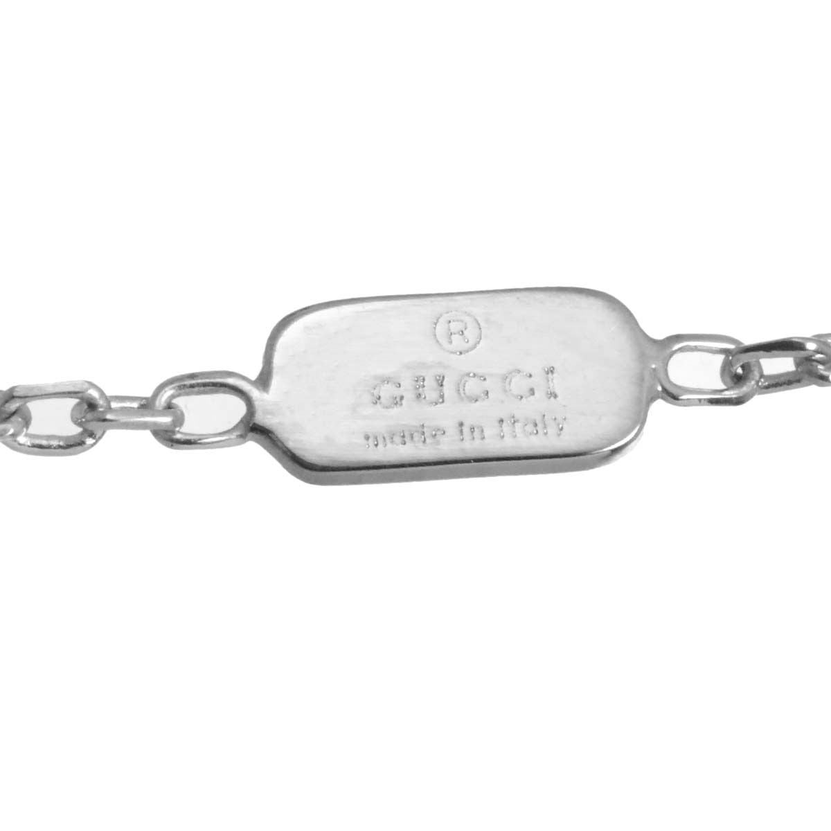 Gucci Icon Diamond Necklace 40 cm 18k WG White Gold — view 8