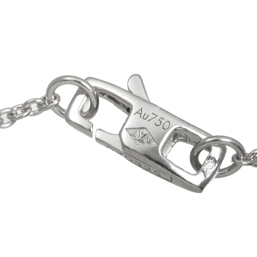 Louis Vuitton Pendentif Empreinte Diamond Necklace 40 cm 18k WG White Gold — view 5