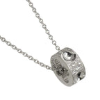 Louis Vuitton Pendentif Empreinte Diamond Necklace 40 cm 18k WG White Gold — view 3