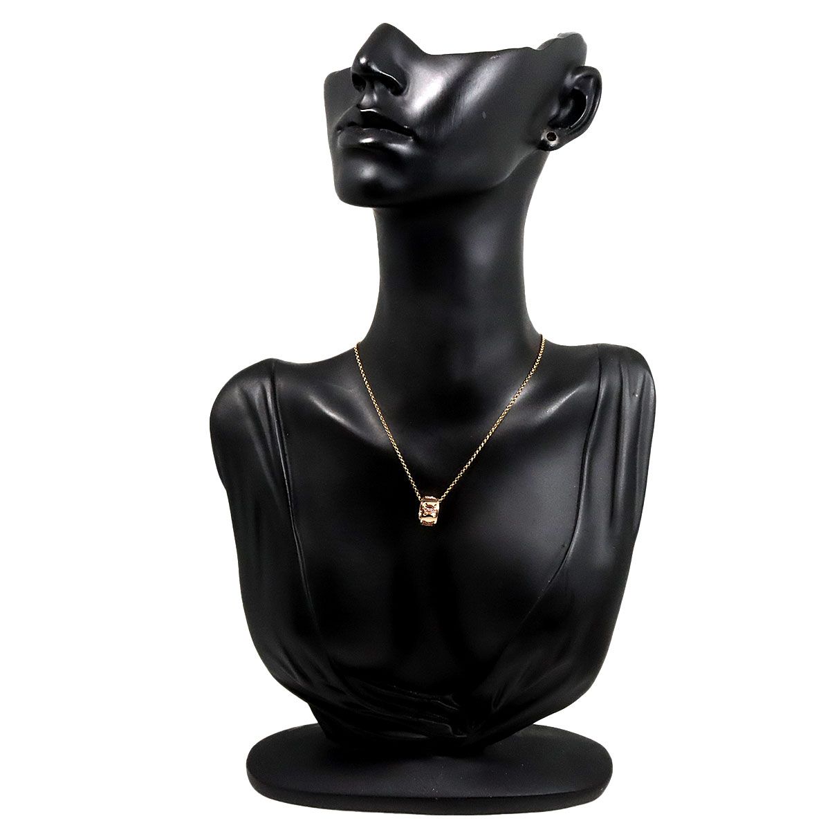 Celine Macadam Saffiano Necklace 42 cm 18k PG Pink Gold — view 9